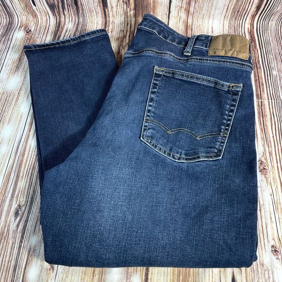 American Eagle Flex SLIM TAPER Mens Size 41x32 Blue Jeans Denim Pants - Picture 1 of 10